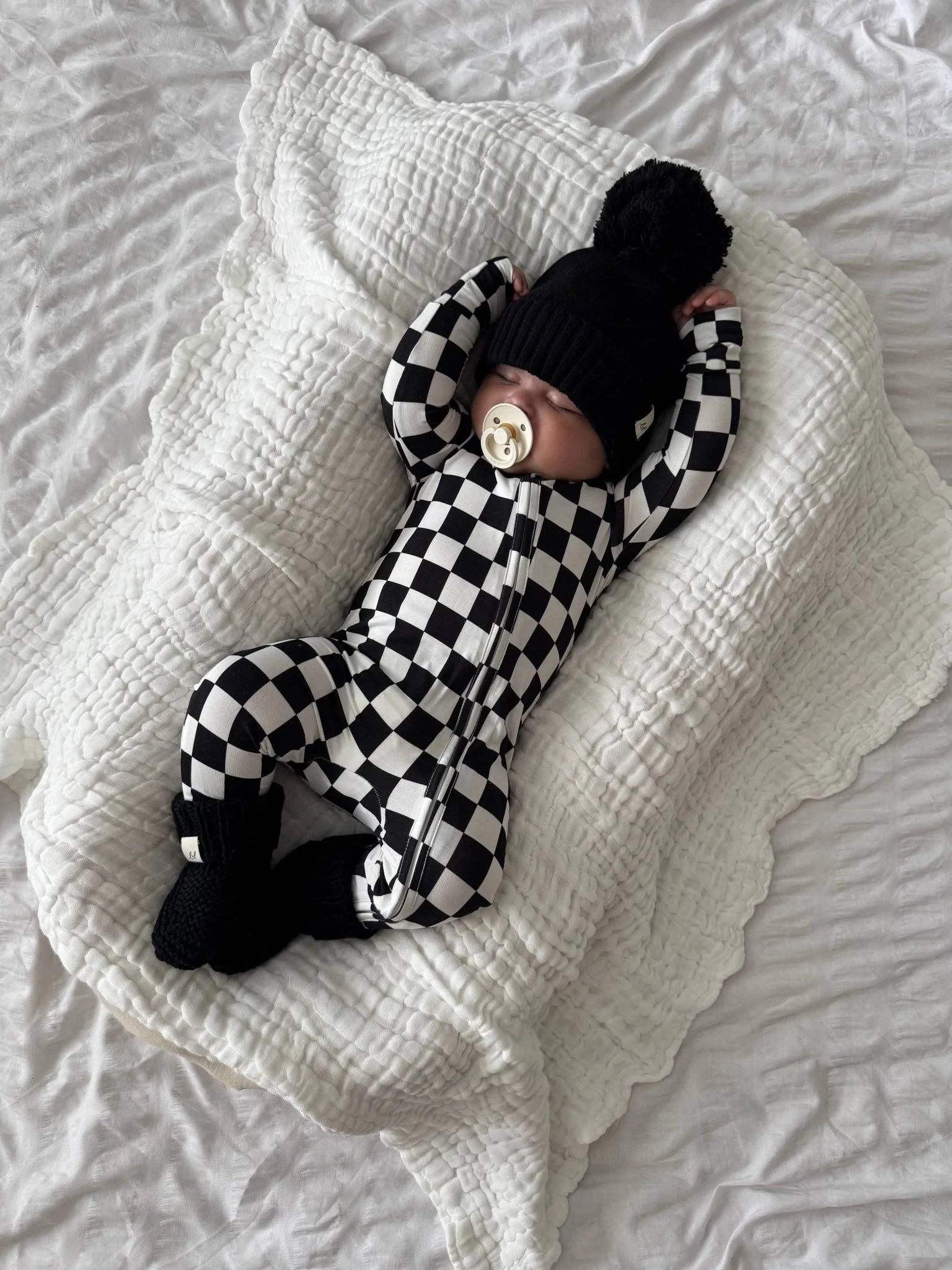 Chunky Knit Booties | Midnight - Image 4