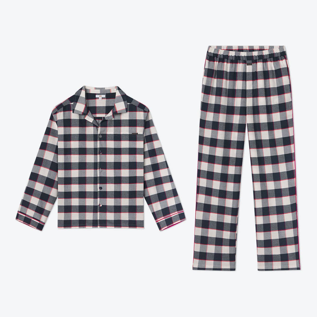 Men's Brushed Flannel Button Up Set | Alpine Plaid - Image 4