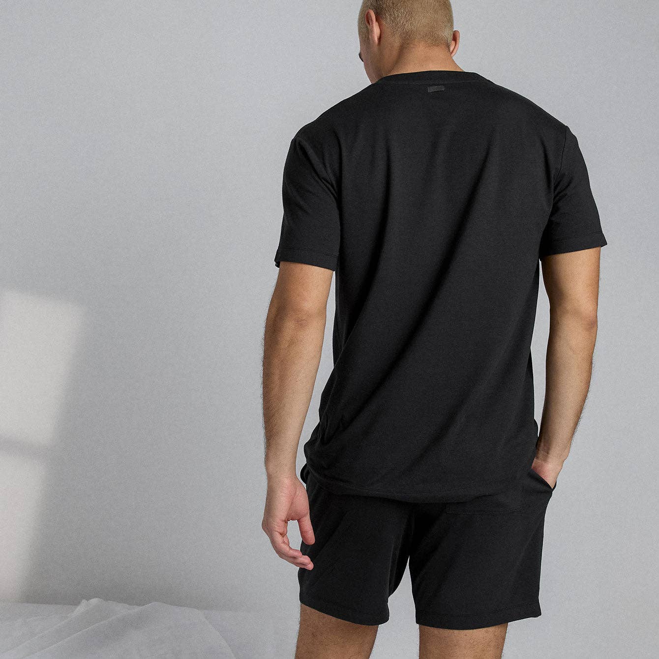 Men's Slumberknit™ Henley Tee | Immersed Black - Image 5