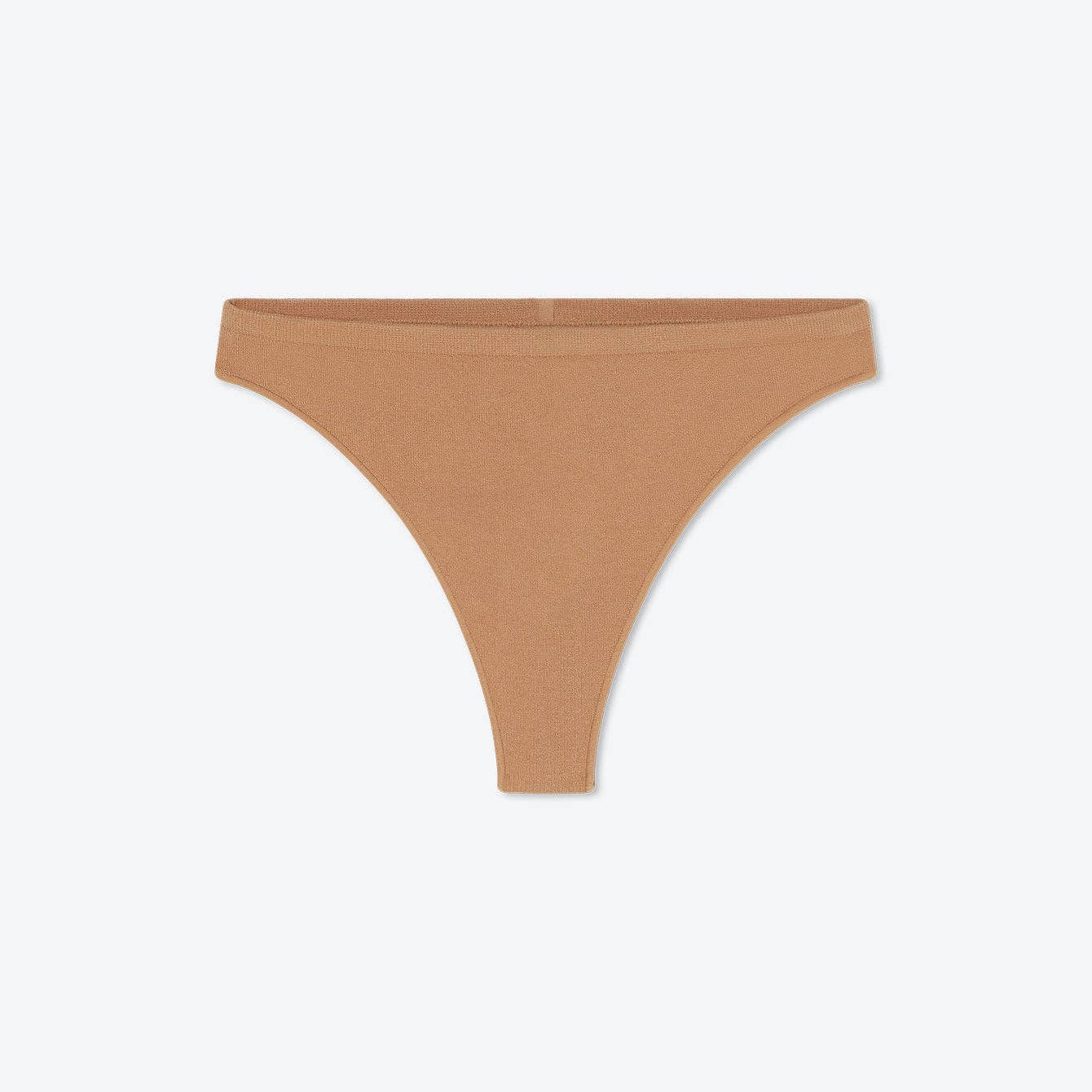 Seamless Modal High Cut Thong | Hushed Tan - Image 5