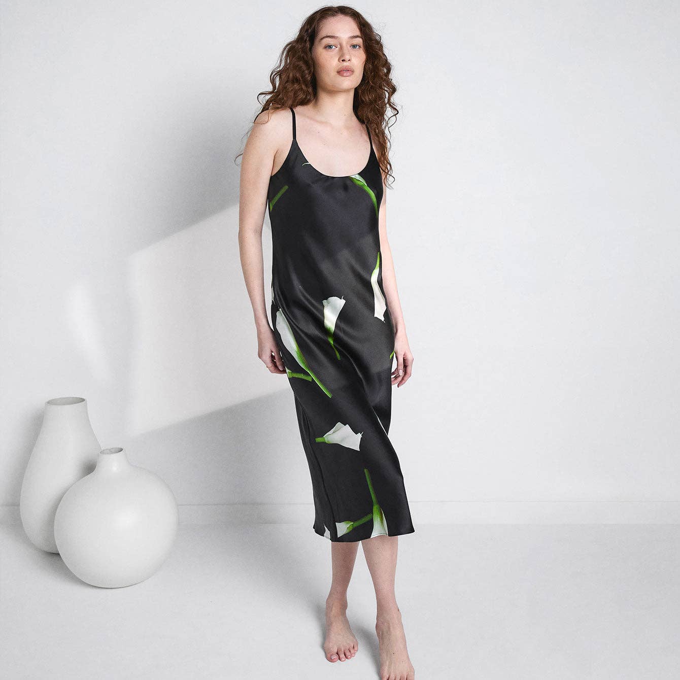 Washable Silk Bias Slip Dress - Image 10