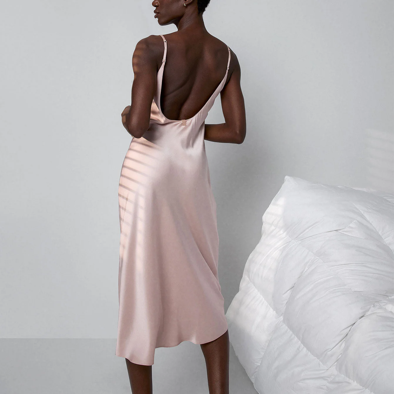 Washable Silk Bias Slip Dress - Image 2