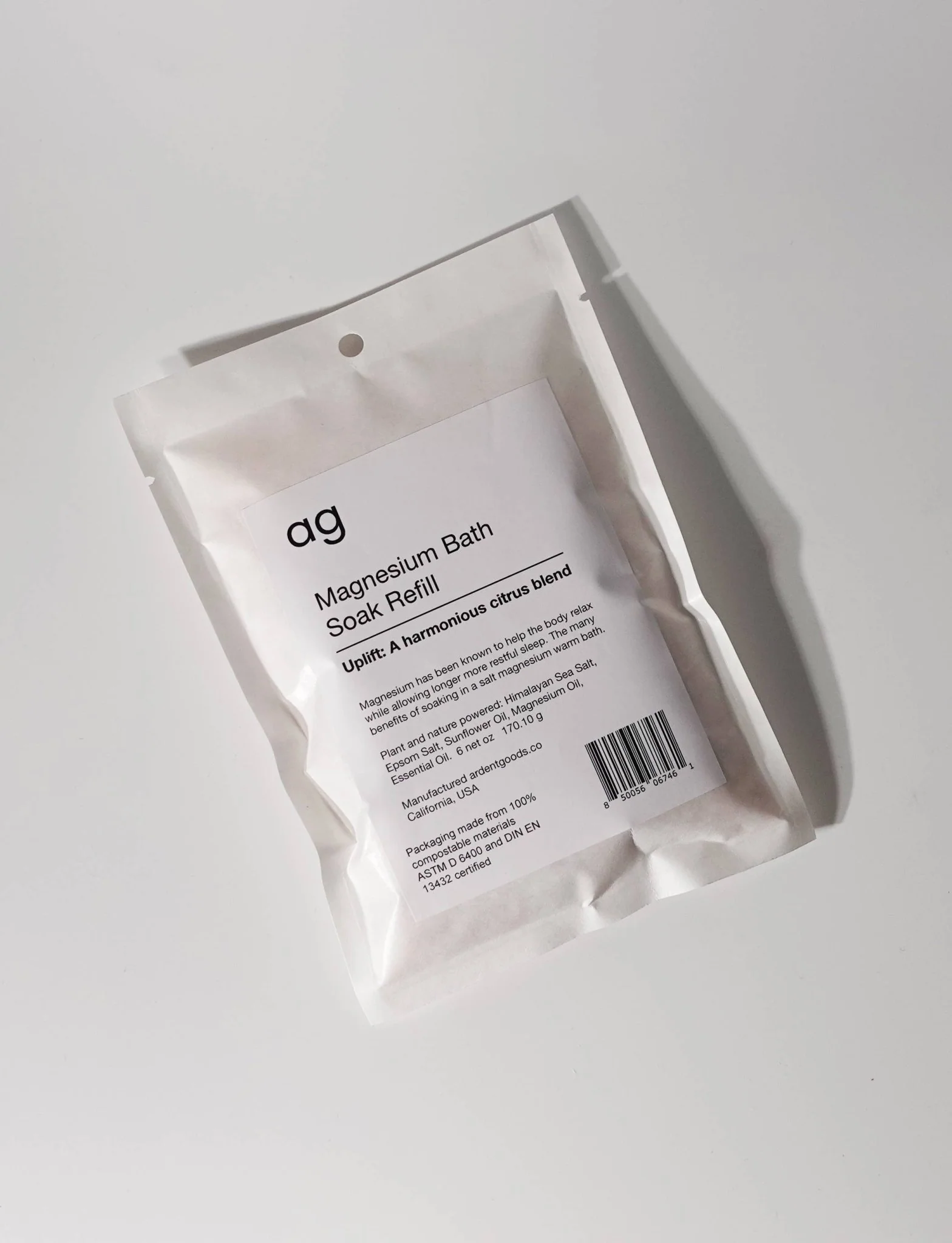 Magnesium Bath Salt Soak Refill Pouch - Image 3