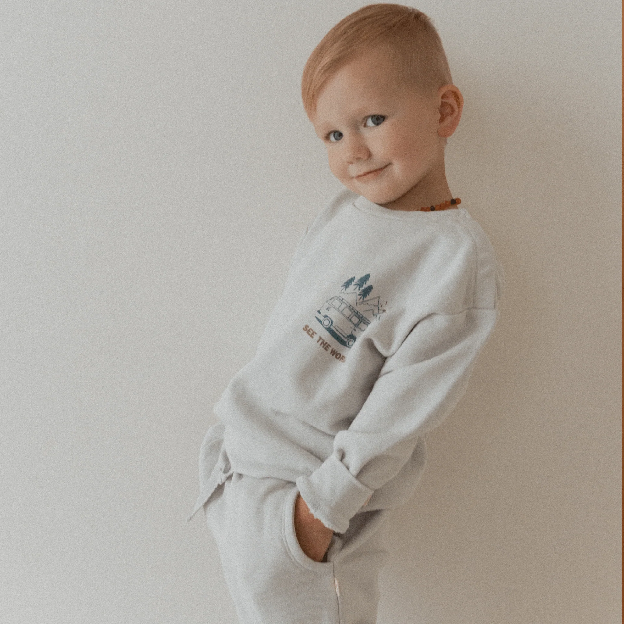 Organic Fleece Sweatshirt | Travel - Image 2