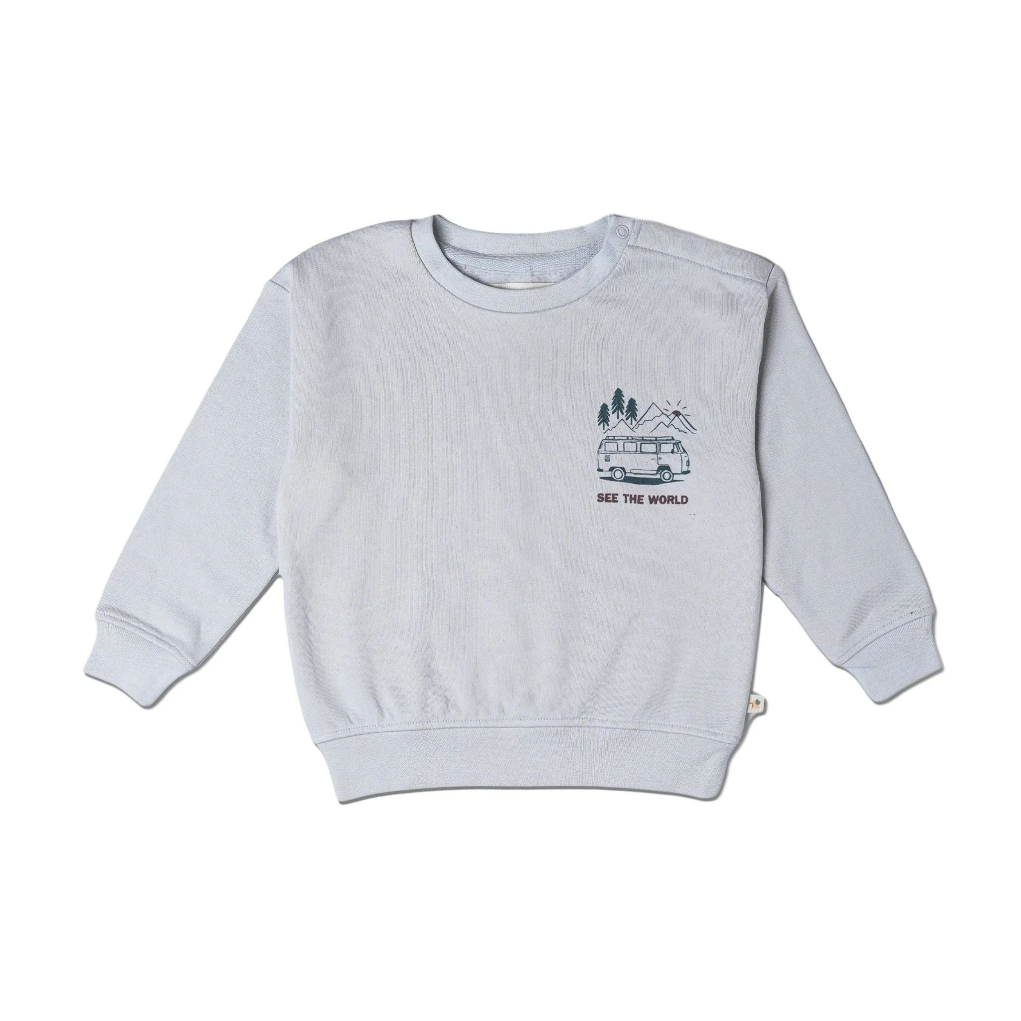 Organic Fleece Sweatshirt | Travel - Image 3