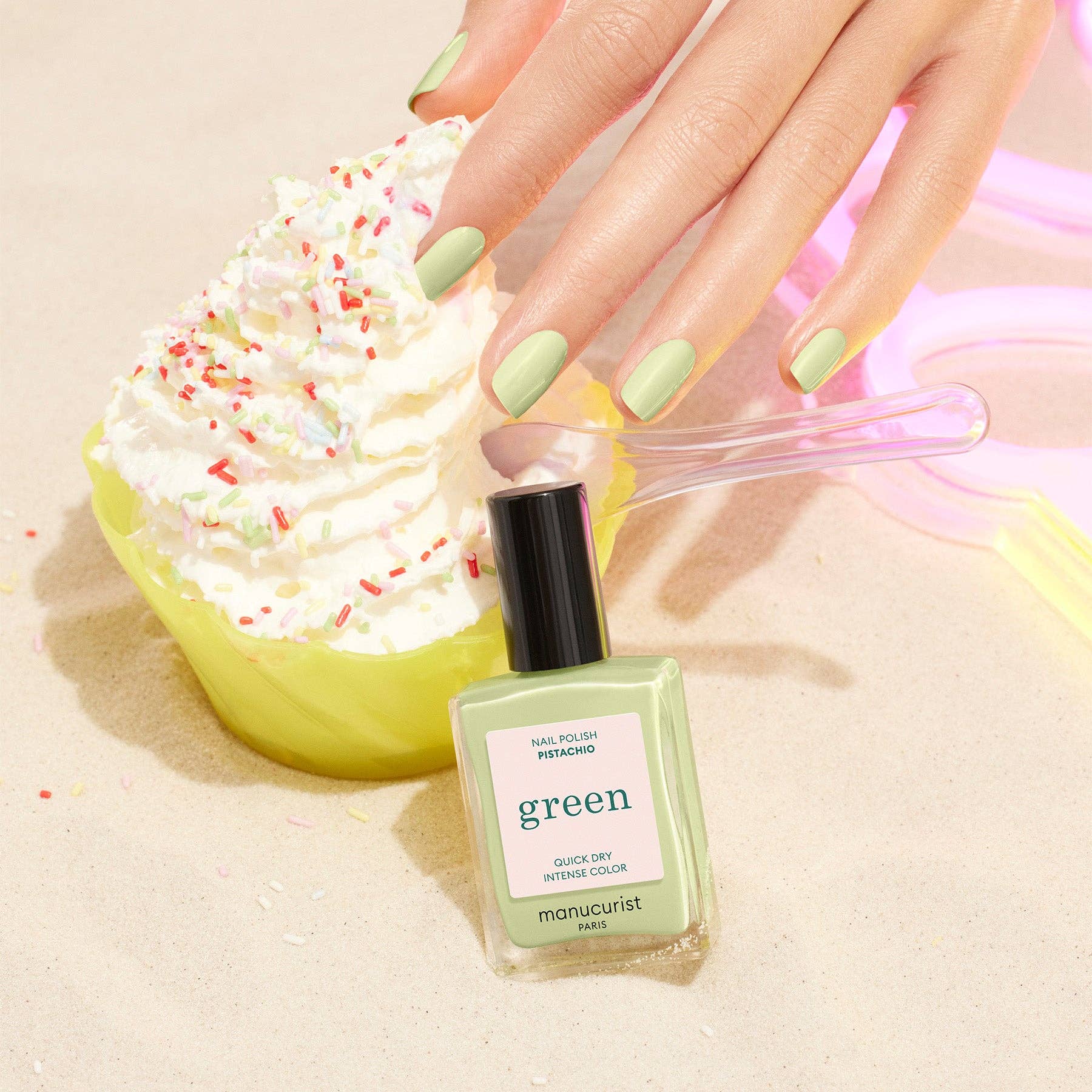 Green™ Natural Nail Polish | Pistachio - Image 5