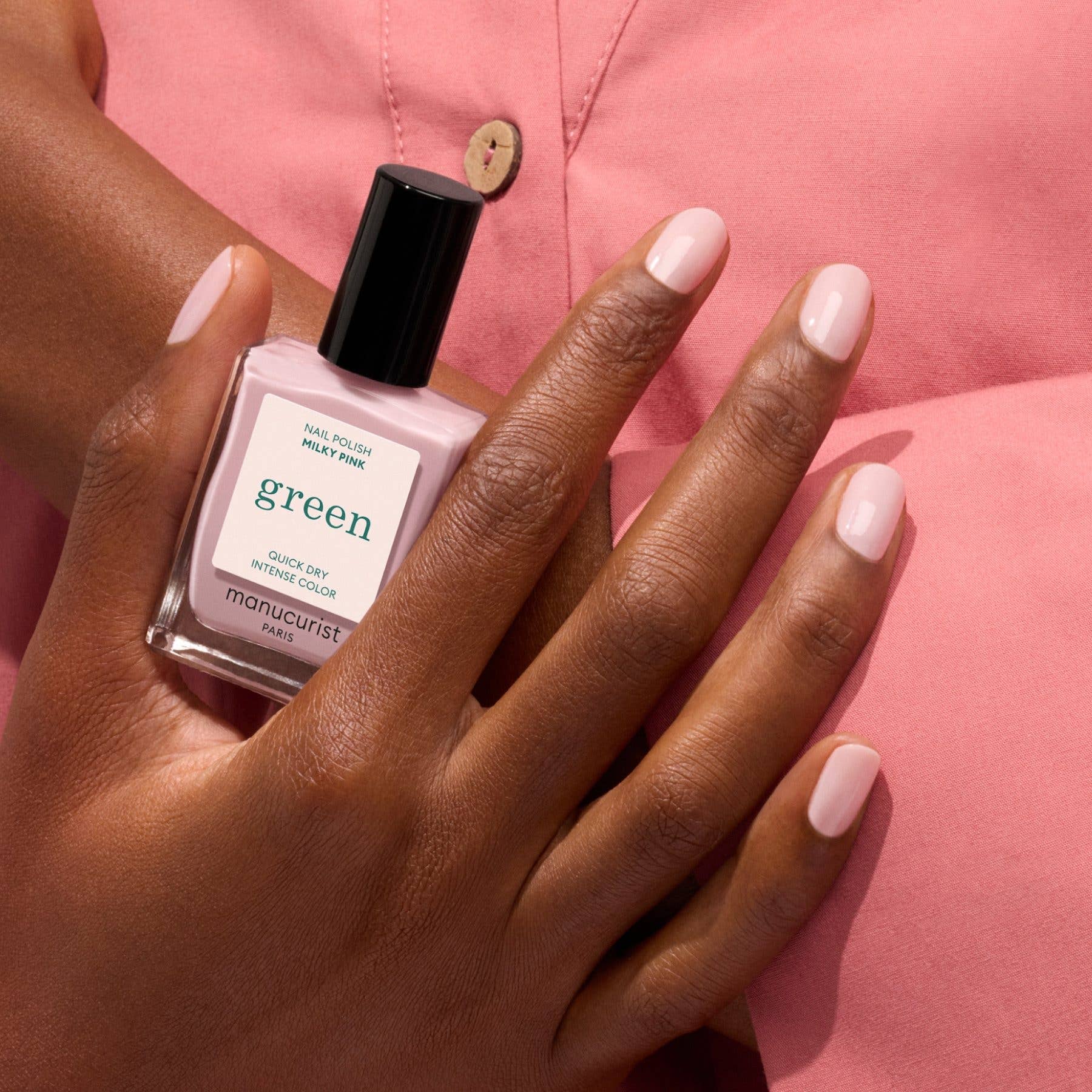 Green™ Natural Nail Polish | Milky Pink - Image 4