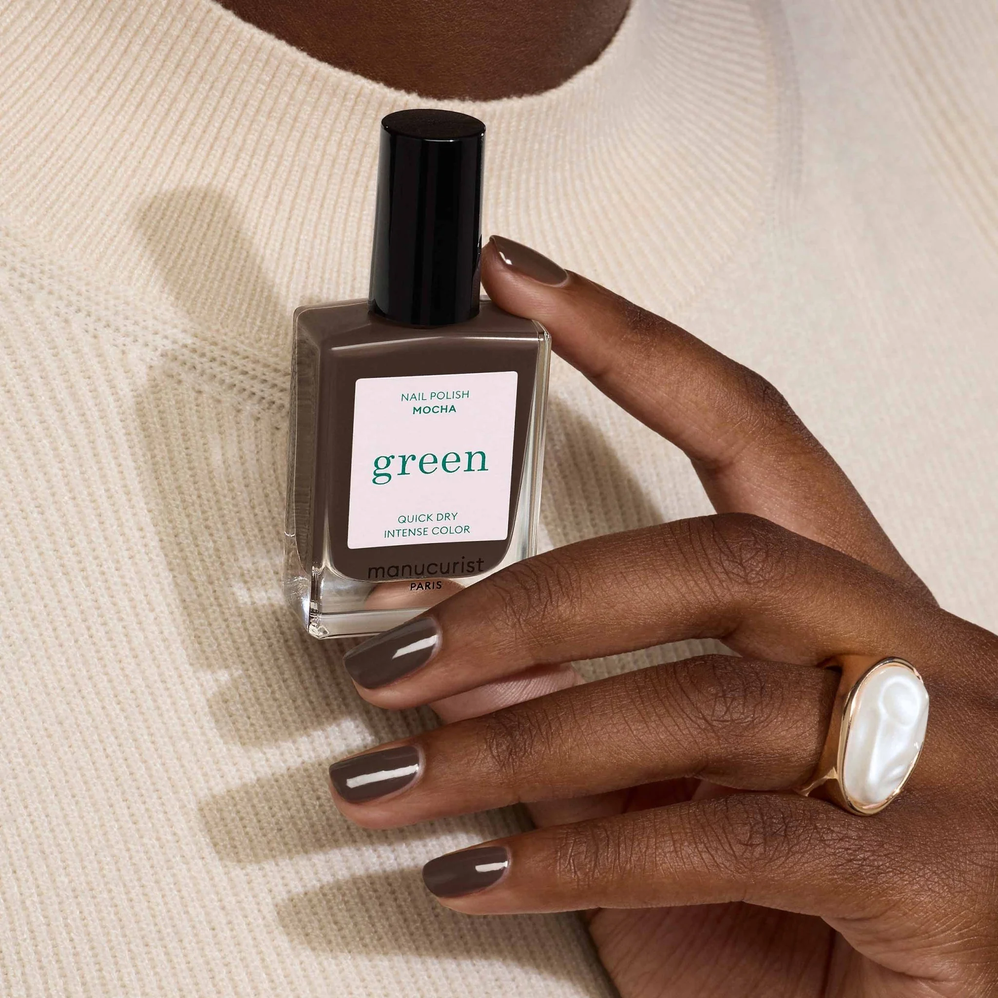 Green™ Natural Nail Polish | Mocha - Image 5