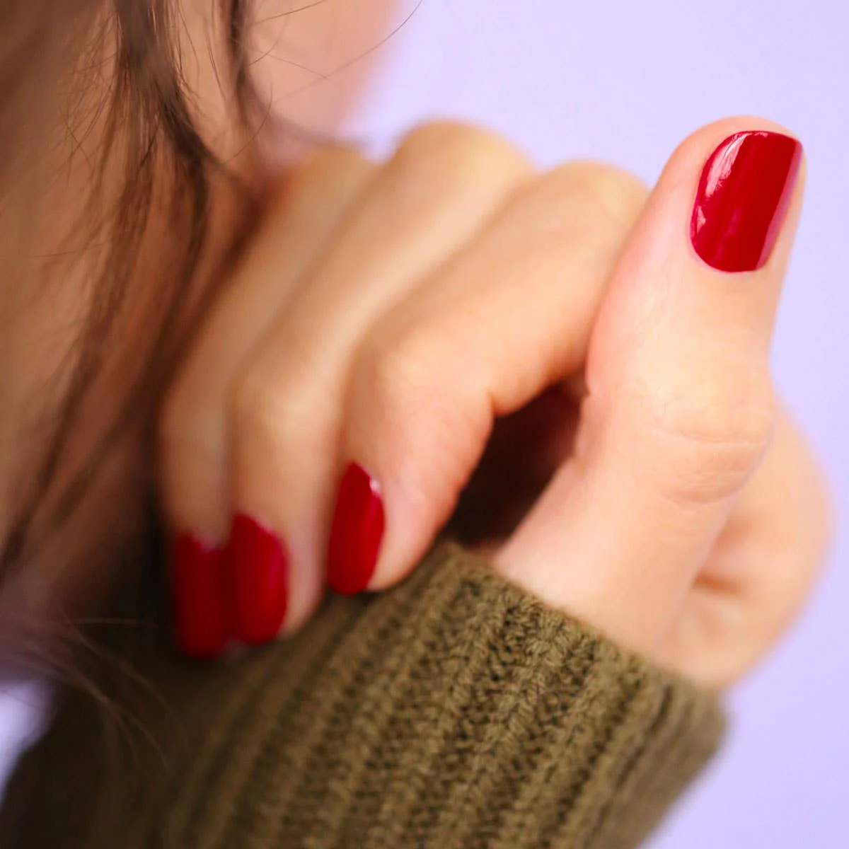 Green™ Natural Nail Polish | Red Cherry - Image 4
