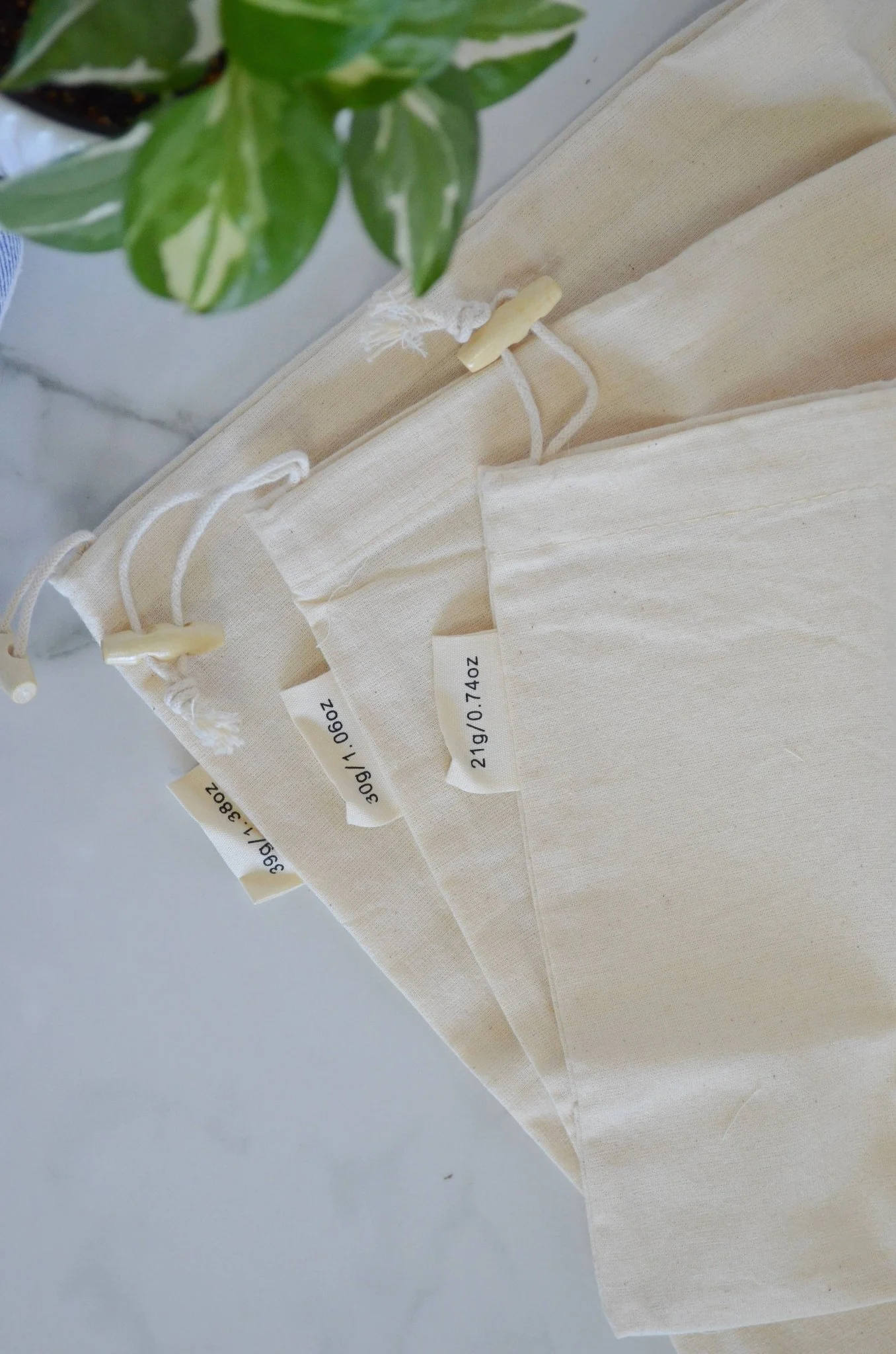 Cotton Muslin Bulk Shopping Bags | Set of 3 - Image 8