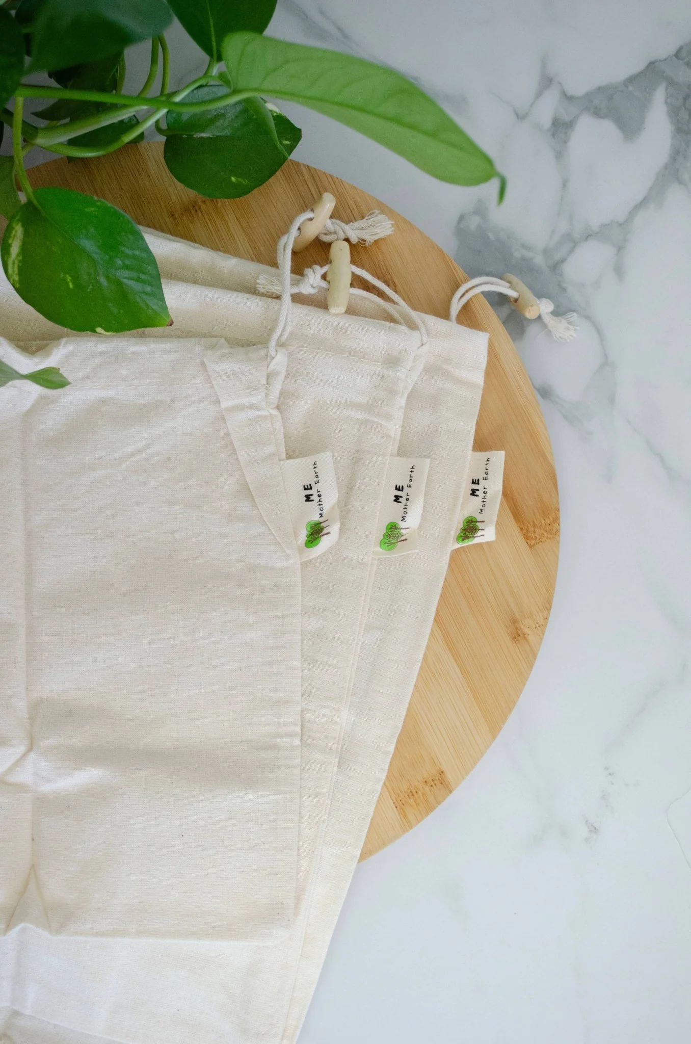 Cotton Muslin Bulk Shopping Bags | Set of 3 - Image 9