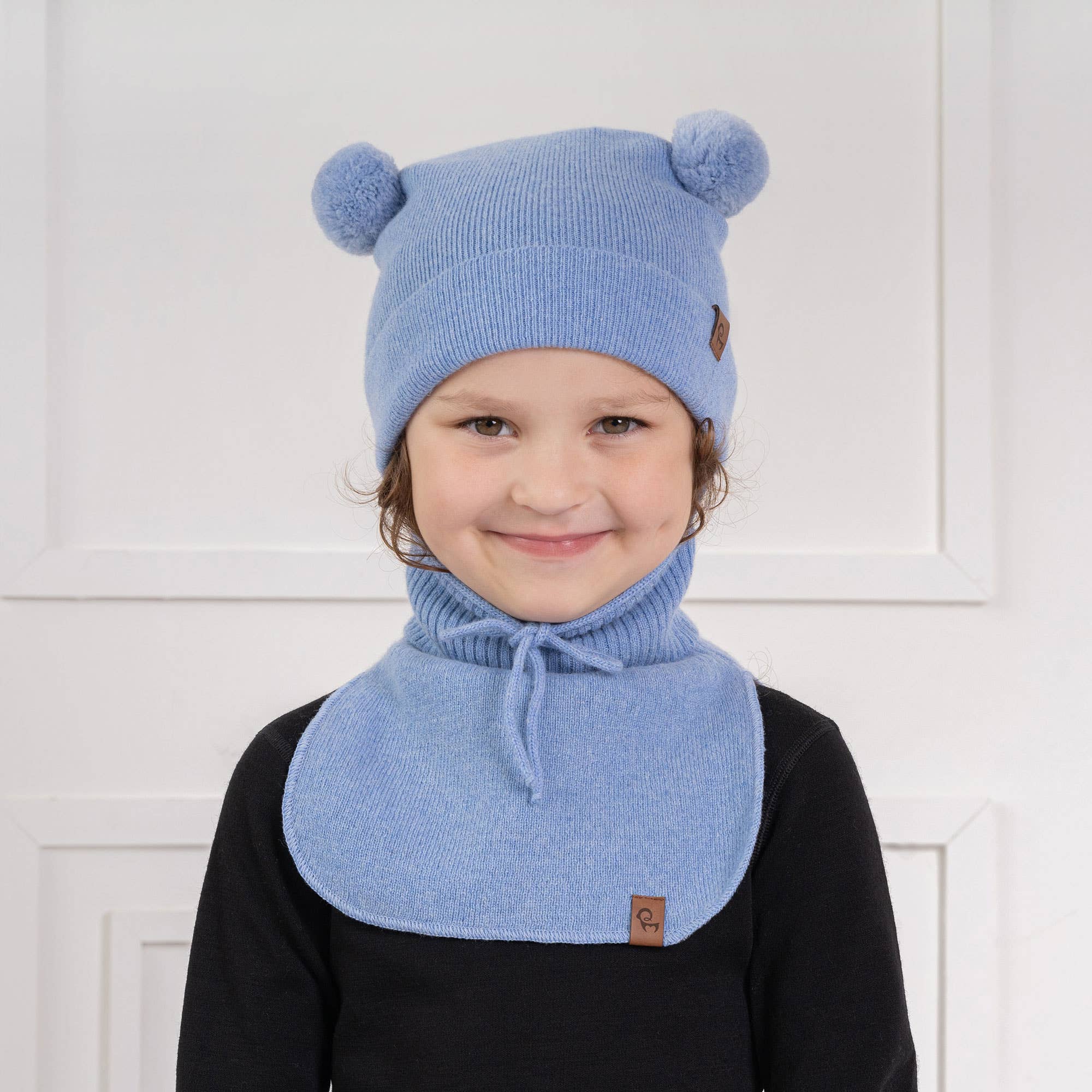 Kids' Merino and Cashmere Pom Pom Beanie - Image 8