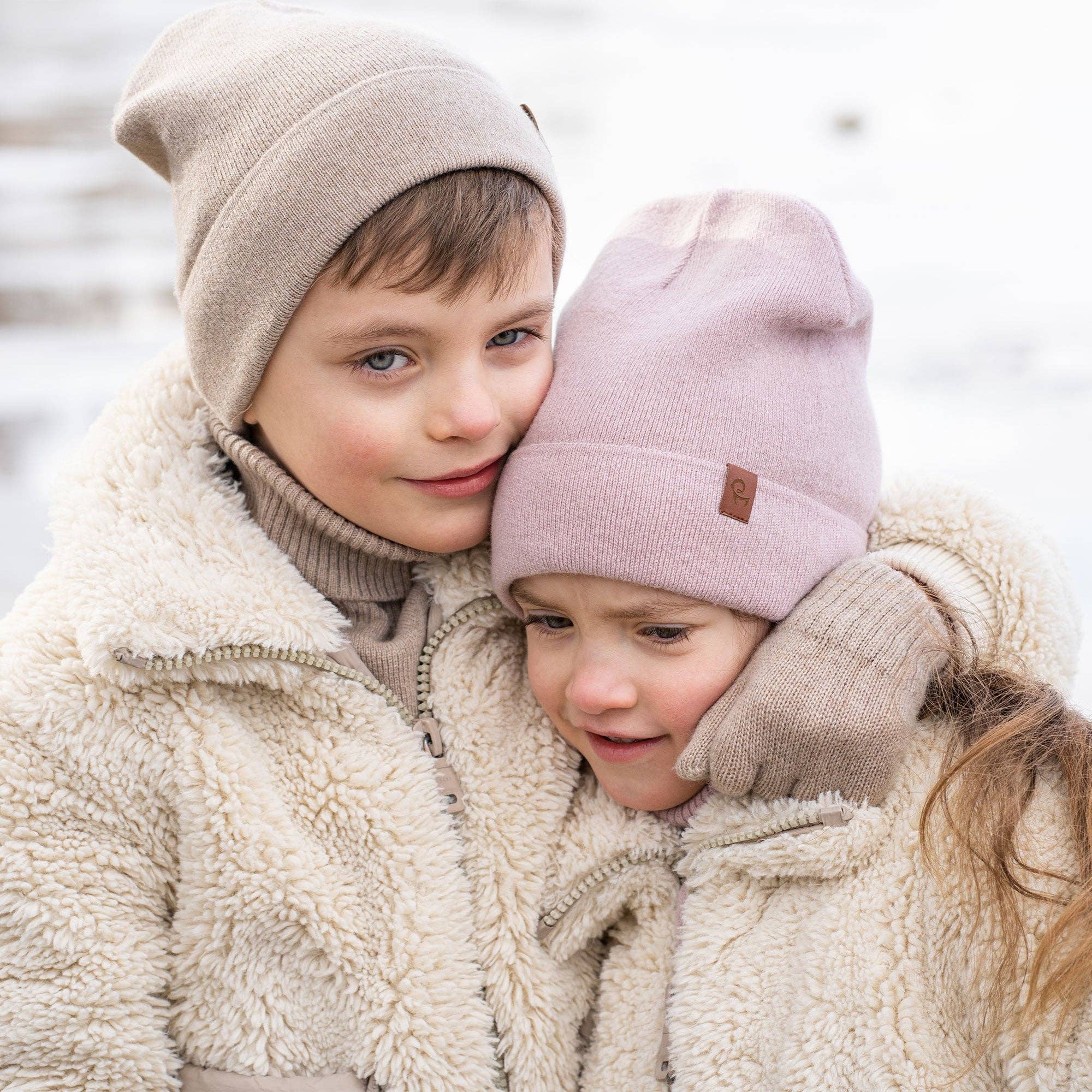 Kids' Beanie: Knitted Merino and Cashmere - Image 4