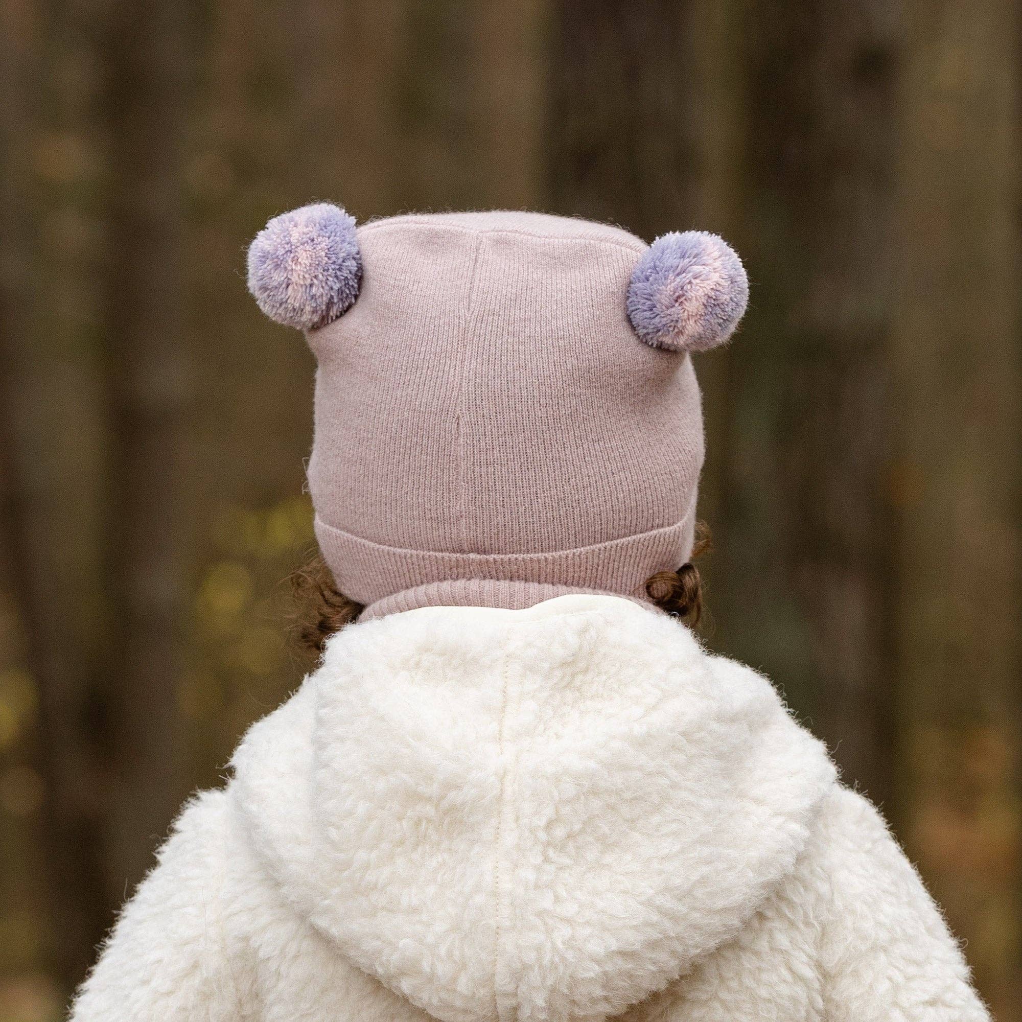 Kids' 100% Organic Wool Fleece Hooded Jacket - Image 5