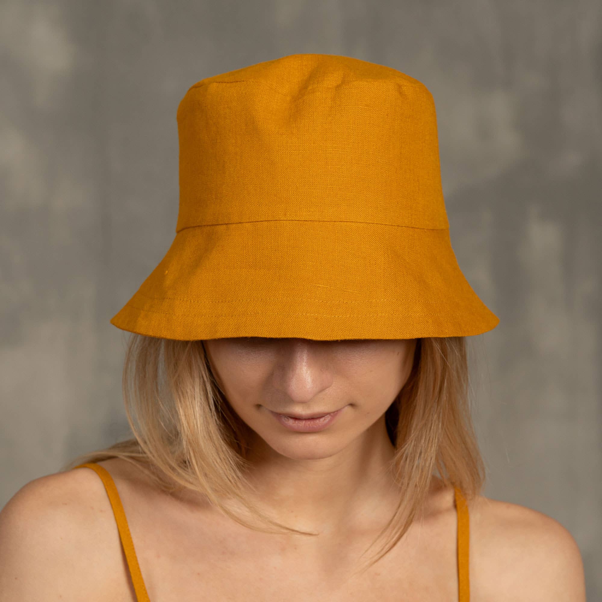 Linen Bucket Hat | Cloudy Blue - Image 3