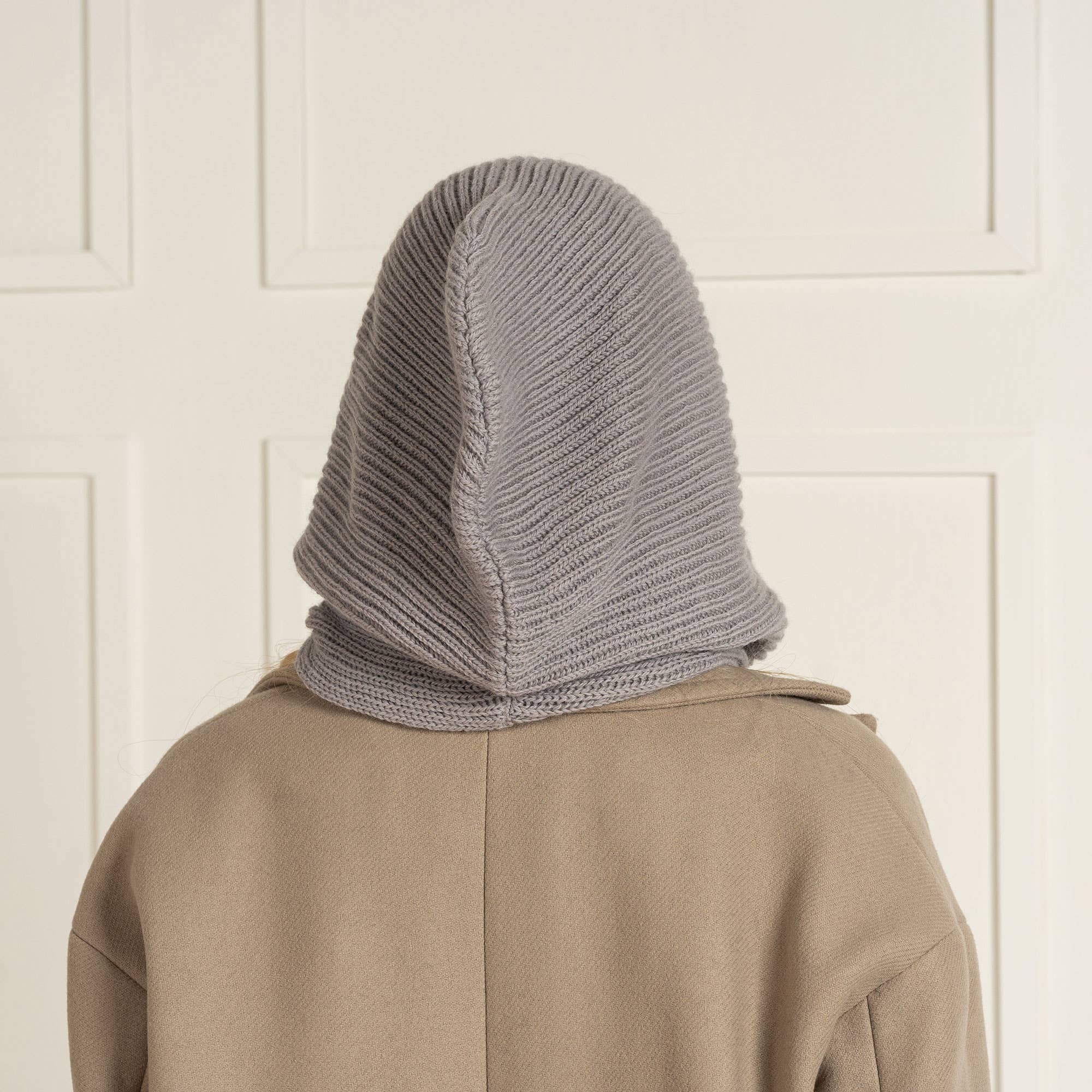 Unisex 100% Organic Merino Balaclava | Gray - Image 4