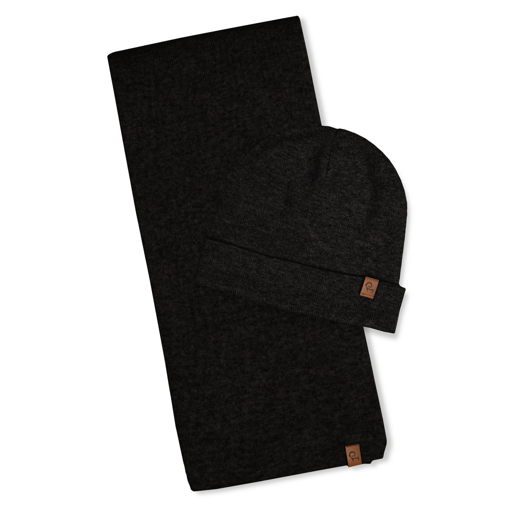 Unisex Knit Merino and Cashmere Scarf - Image 5