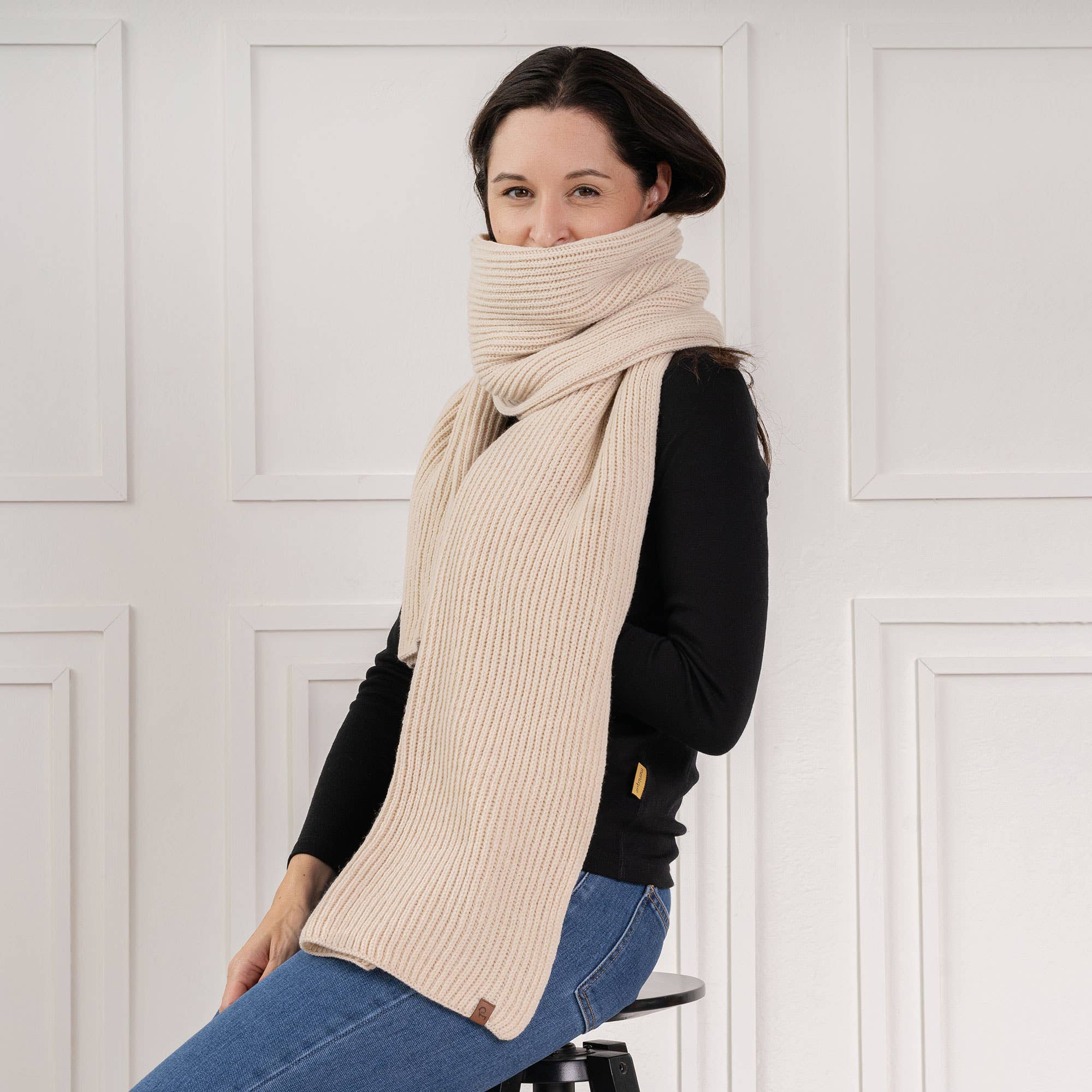 Extra Thick Merino Wool Scarf - Image 3