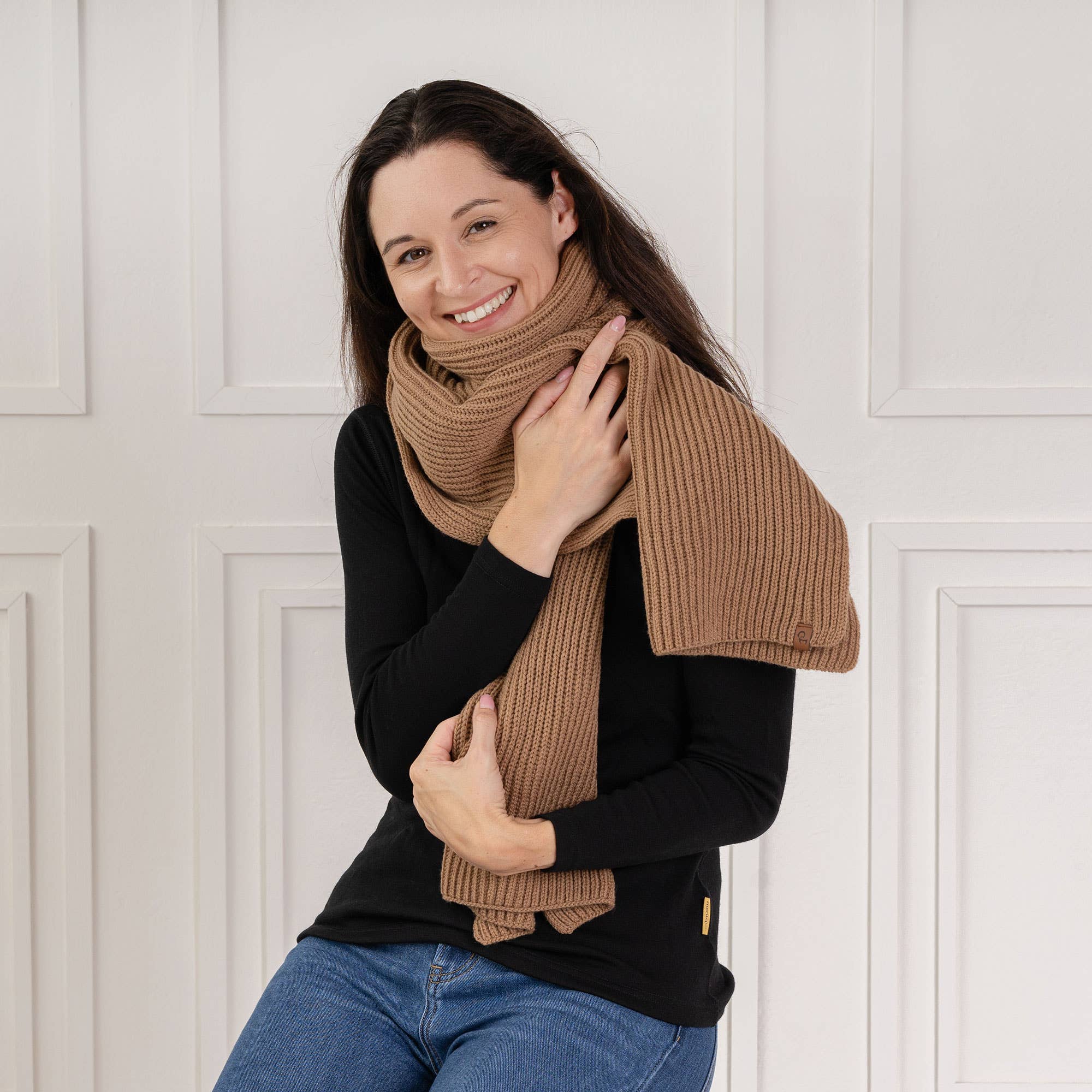 Extra Thick Merino Wool Scarf - Image 4