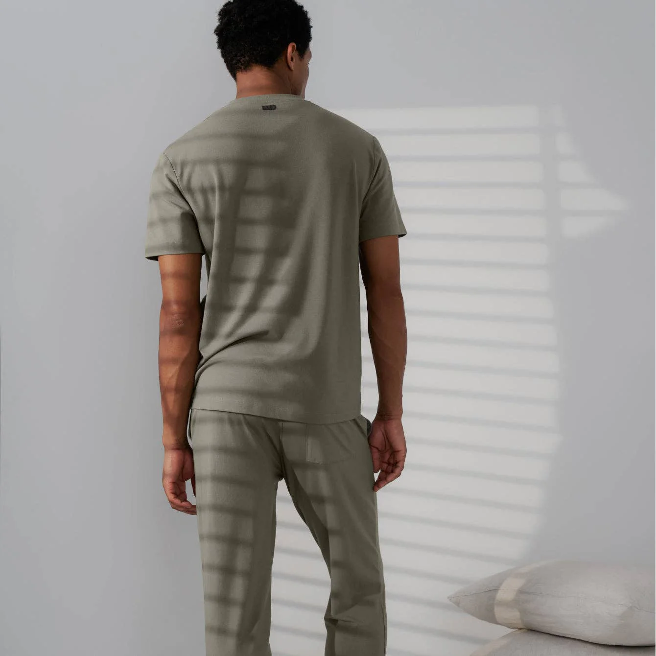 Men's Slumberknit™ Henley Tee | Shaded Olive - Image 2