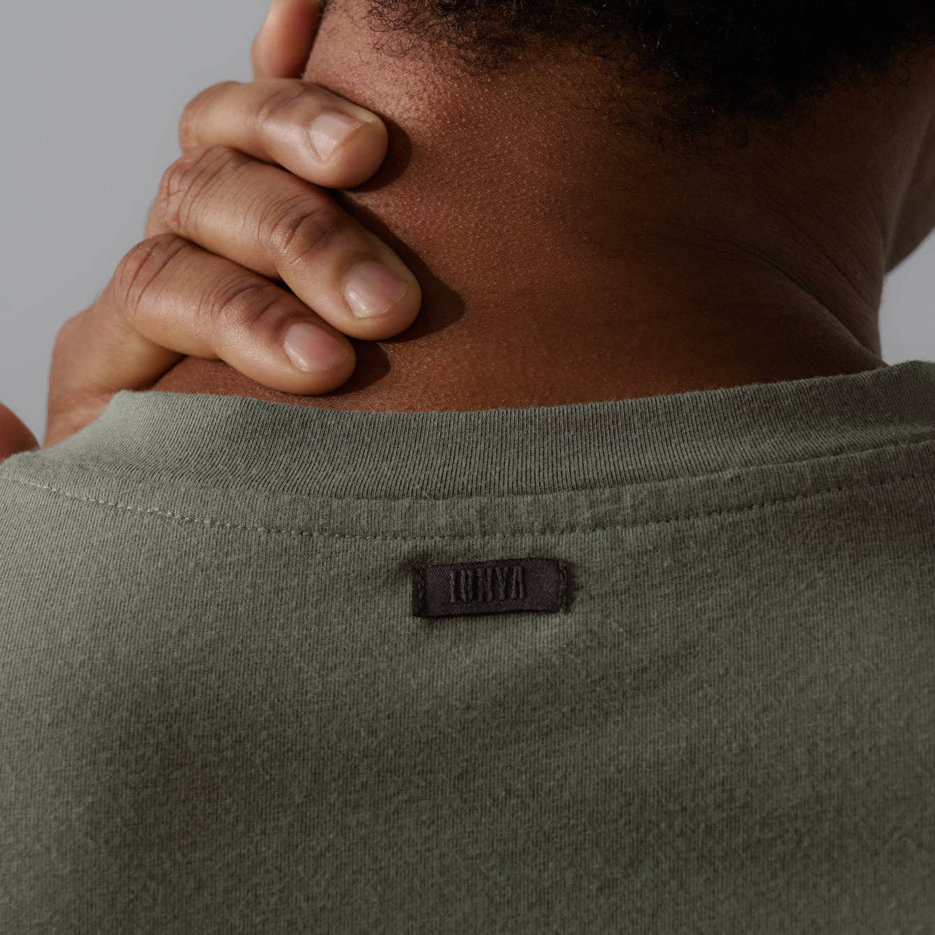 Men's Slumberknit™ Henley Tee | Shaded Olive - Image 4
