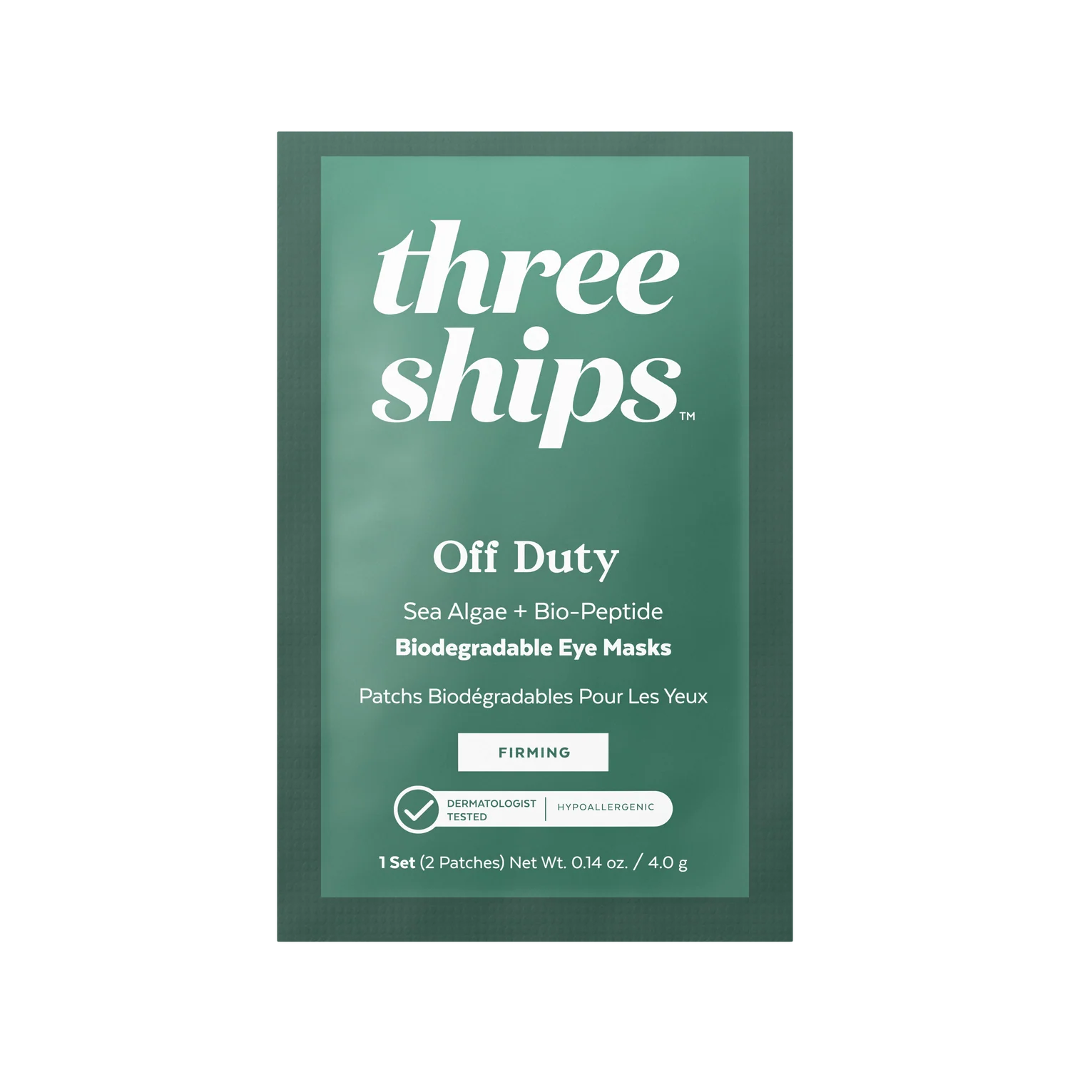Off Duty Sea Algae & Bio-Peptide Smoothing Biodegradable Eye Masks - Image 4