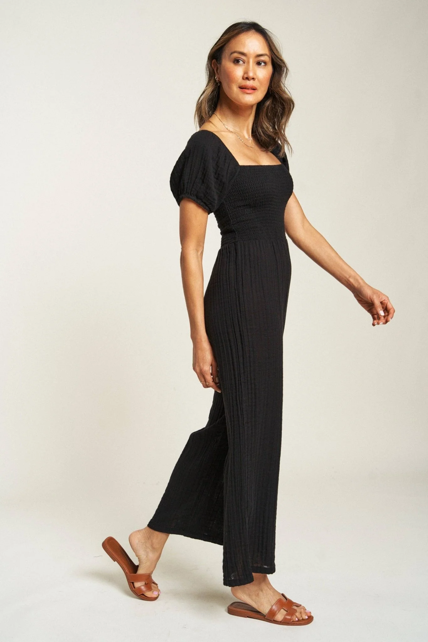 'The Benton' Romper | Black - Image 5