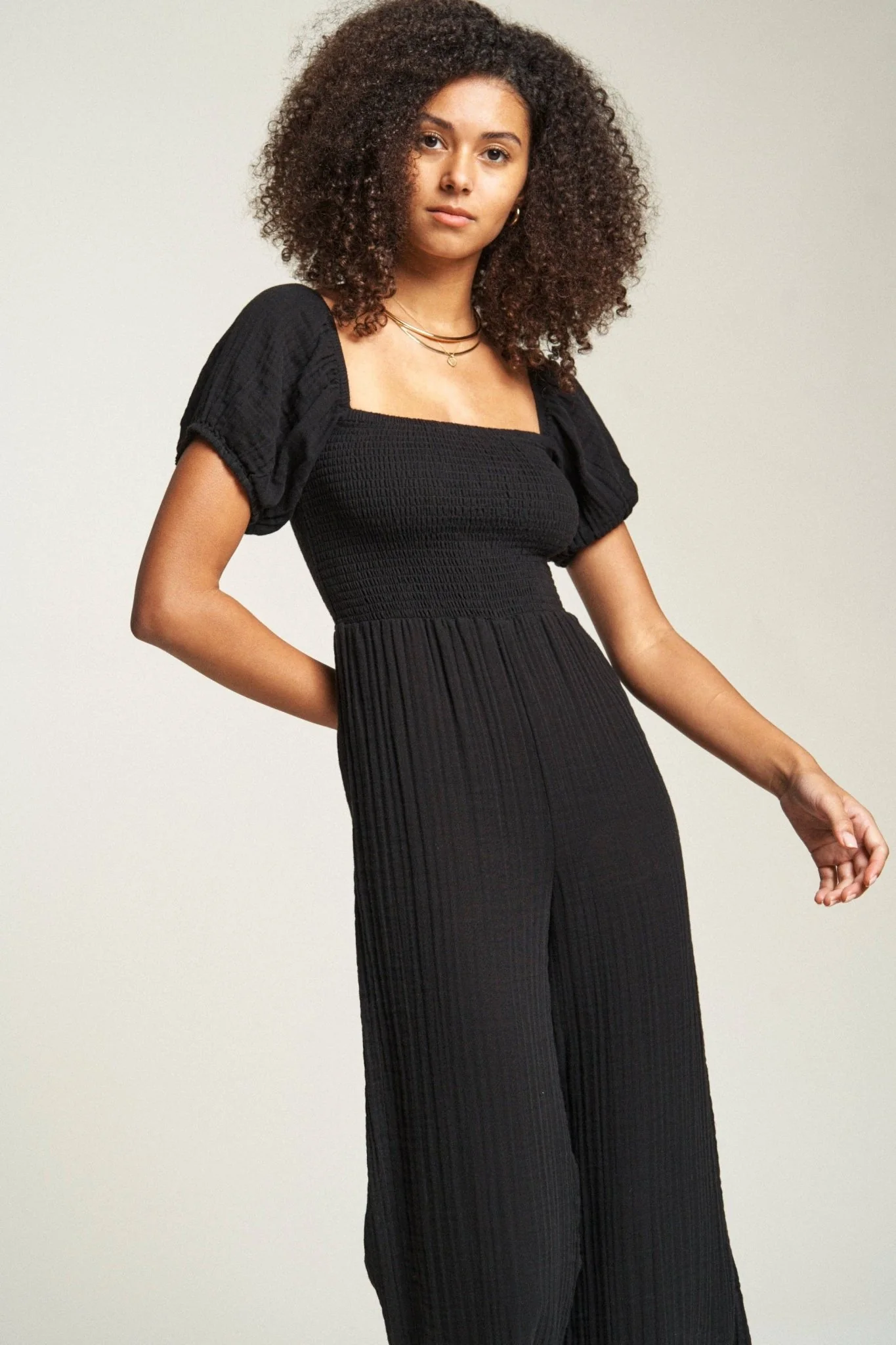 'The Benton' Romper | Black - Image 7