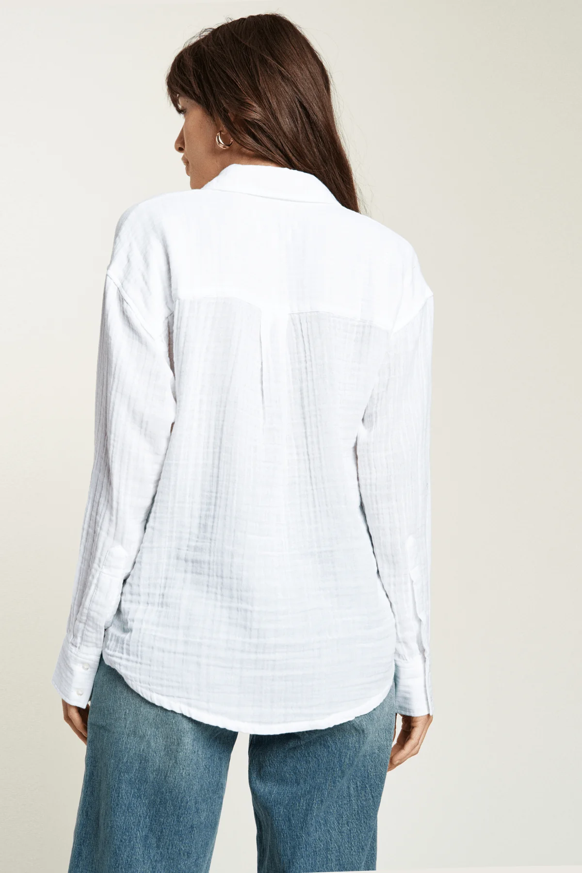 'The Pierre Cloudscape' Button Up Shirt | White - Image 2