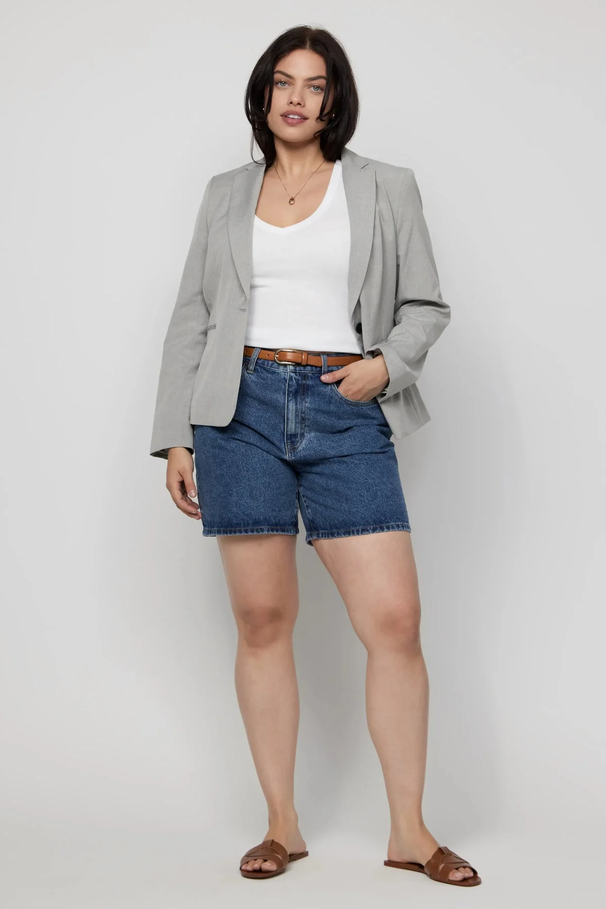 Emmerson High Rise Long Shorts | Medium Worn - Image 5