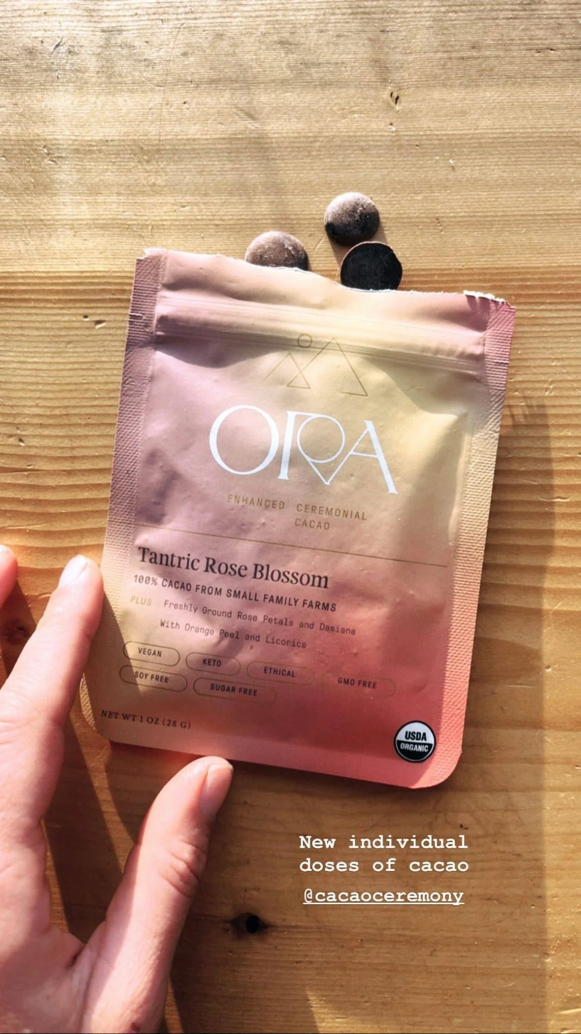 Tantric Rose Blossom Cacao | Organic Ceremonial Chocolate - Image 10