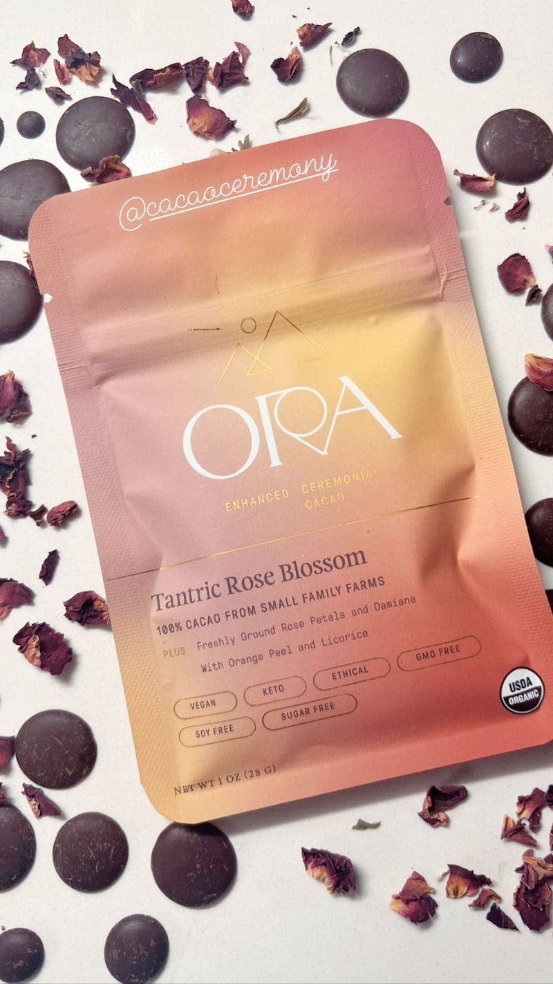 Tantric Rose Blossom Cacao | Organic Ceremonial Chocolate - Image 7