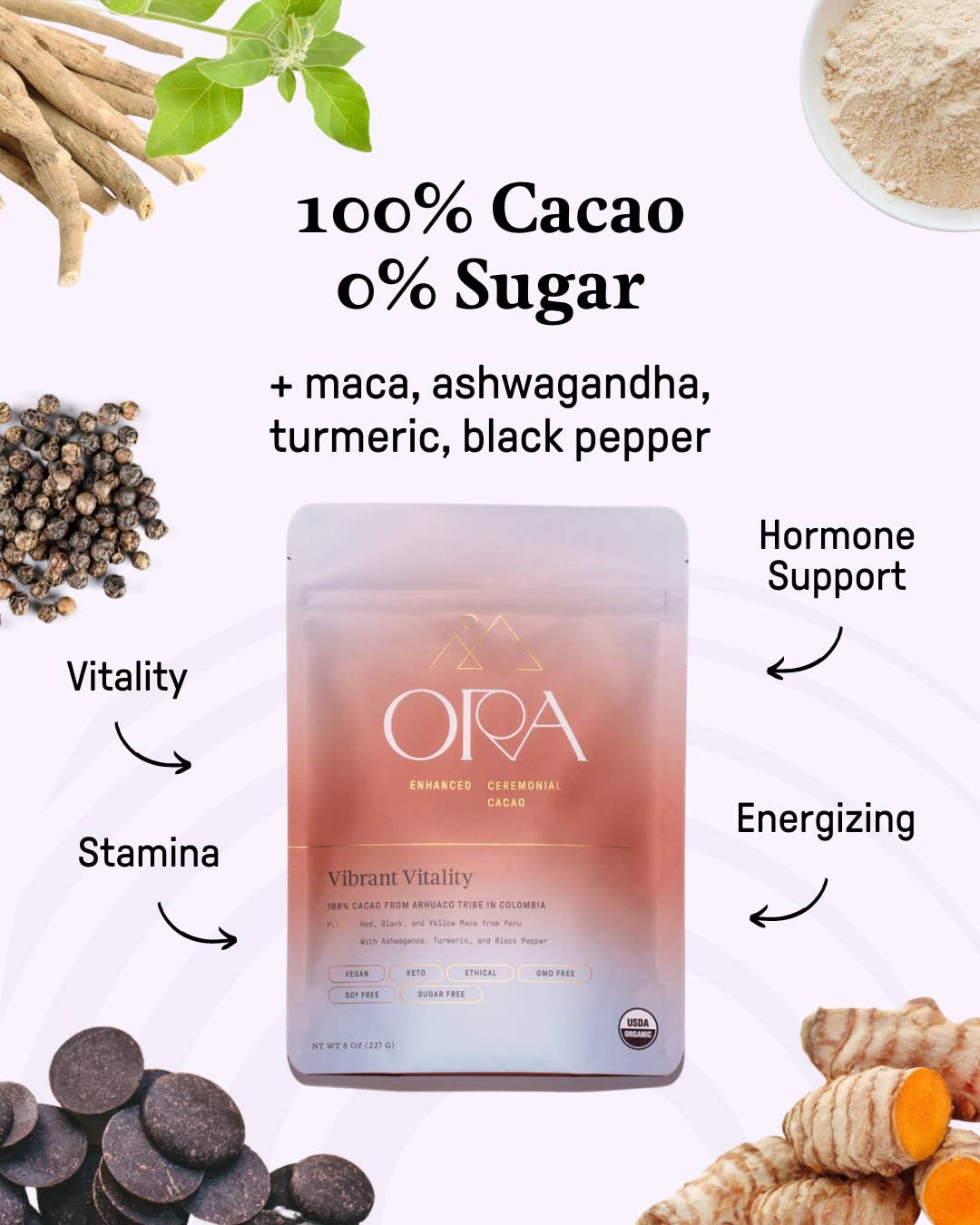 Vibrant Vitality Cacao | Organic Ceremonial Chocolate - Image 4