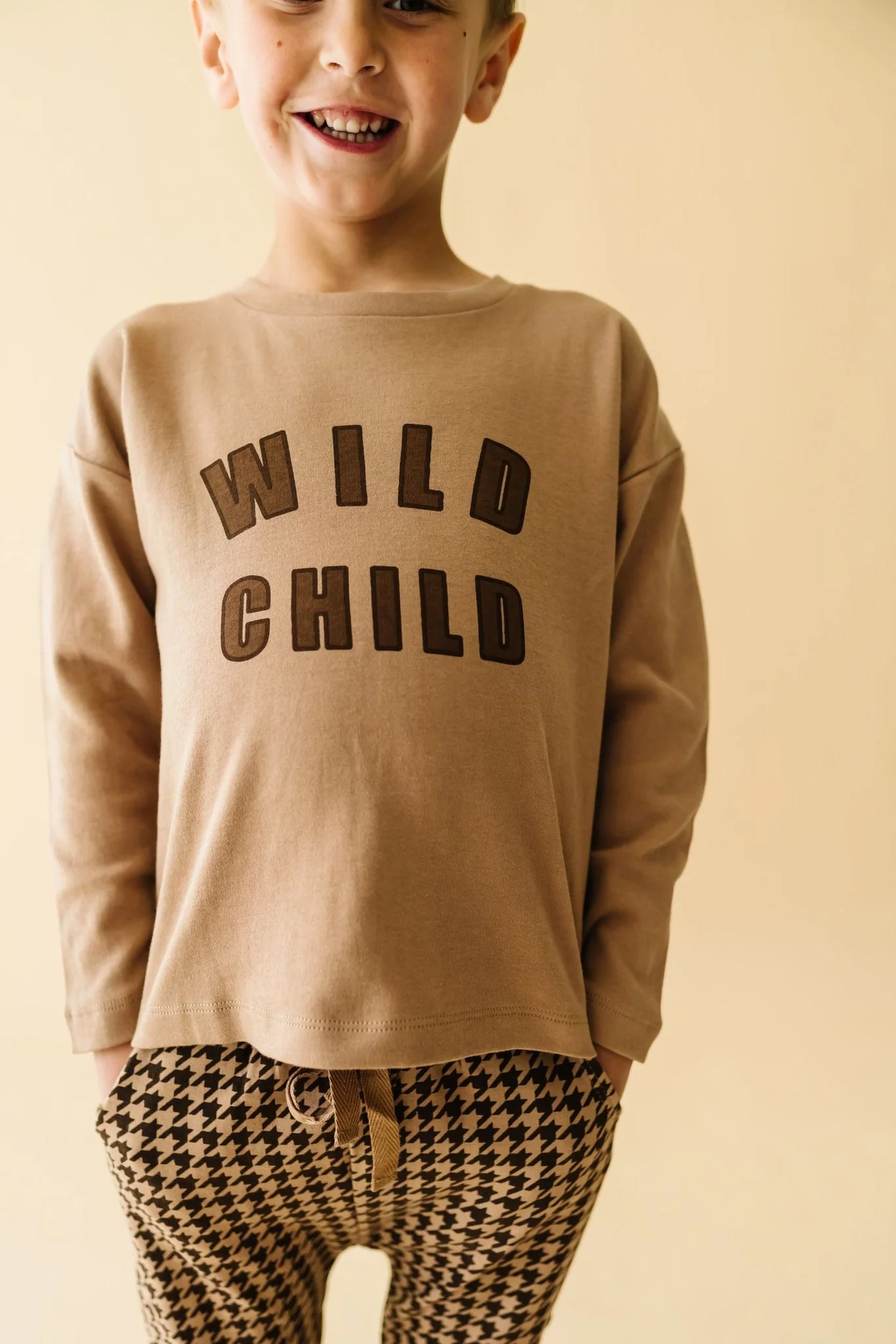 Organic Long Sleeve Tee & Pant Set | Wild Child Tee - Image 3