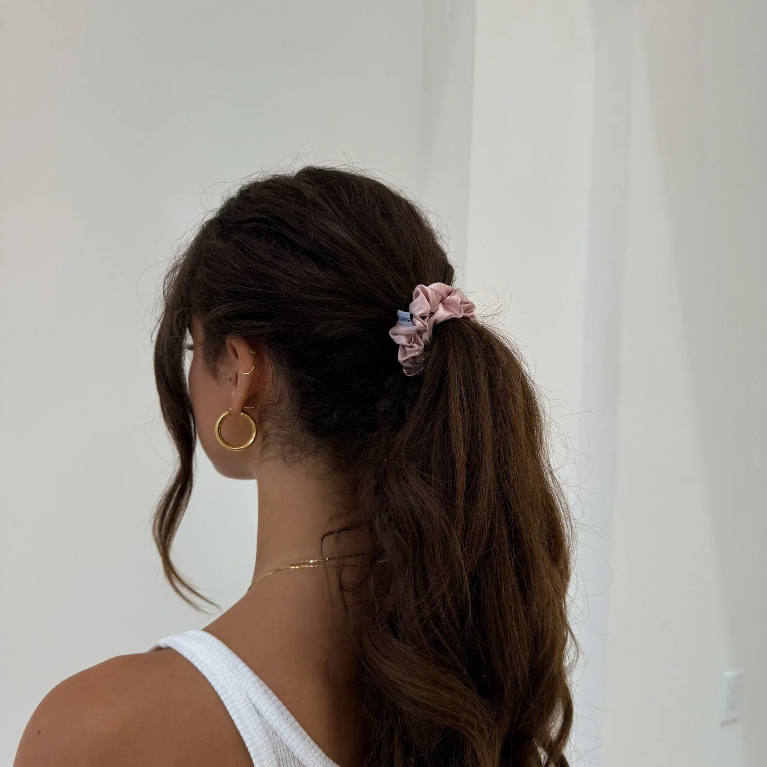 Organic Premium Silk Mini Scrunchies | Three Pack - Image 5