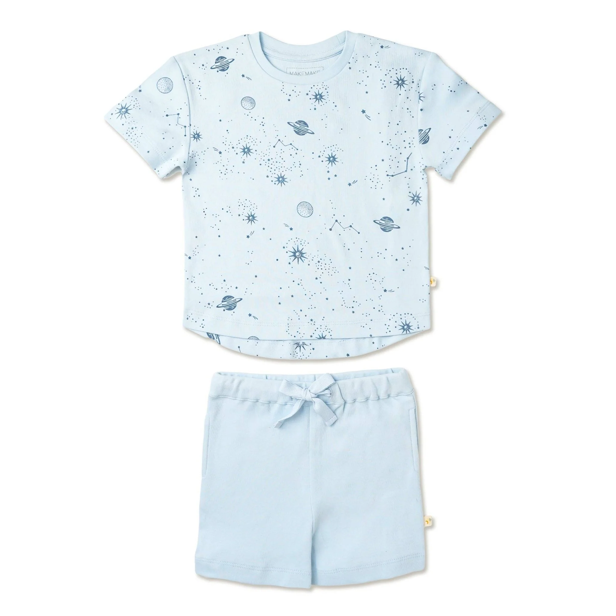 Organic Relaxed Tee & Shorts Set | Celestial - Image 3