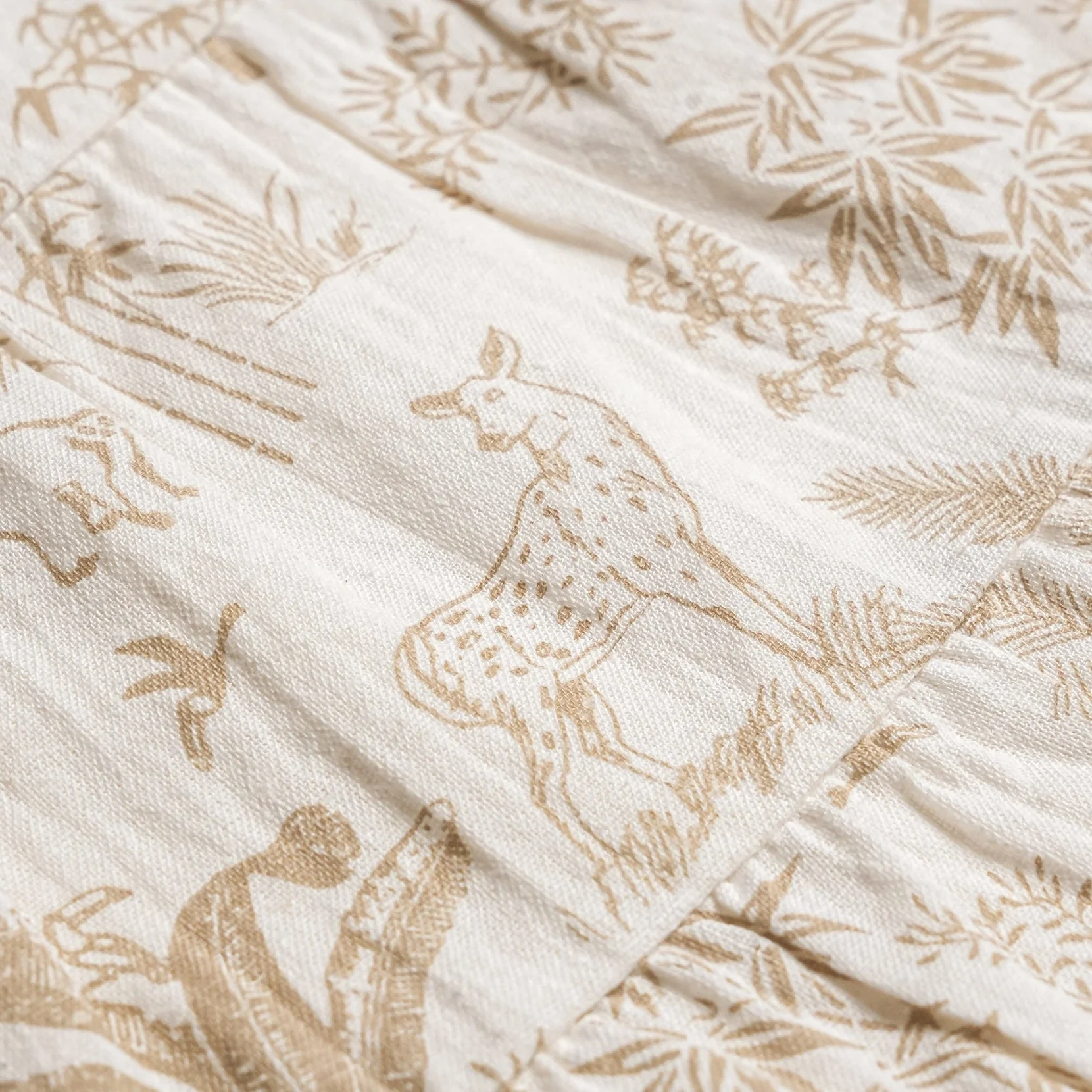 Organic Sleeveless Bubble Romper | Wild Tropics - Image 4