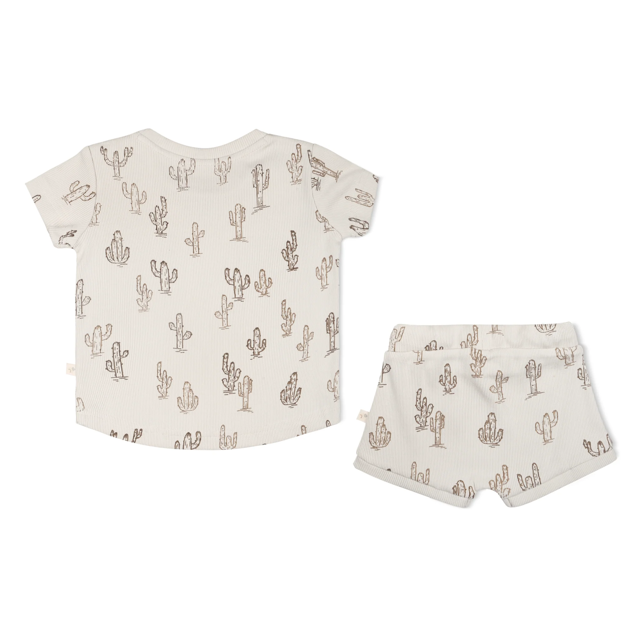 Organic Tee and Shorties Set | Cactus - Image 4