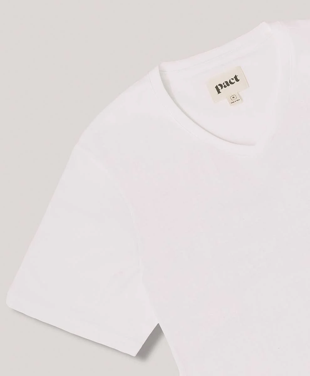 Men’s Organic Softspun V-neck Tee - Image 3