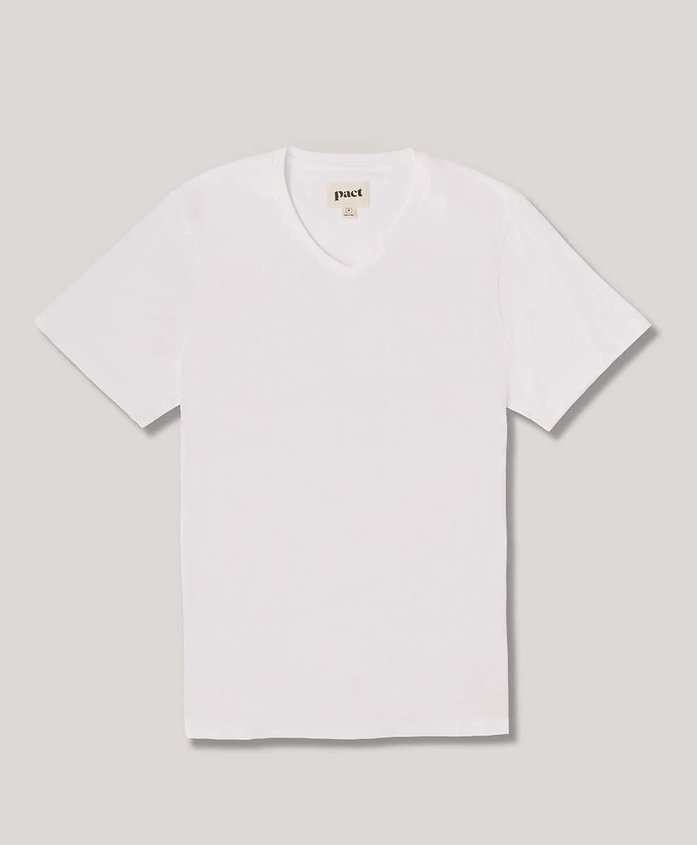 Men’s Organic Softspun V-neck Tee - Image 4