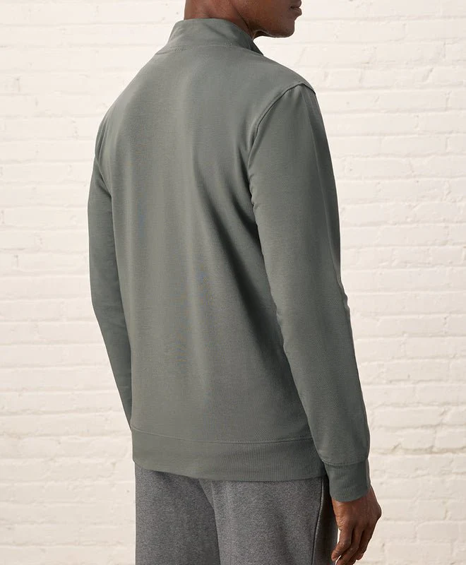 Men's organic Stash French Terry Quarter Zip - Image 6