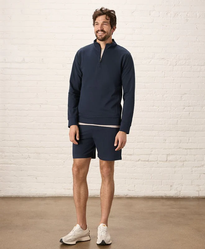Men's organic Stash French Terry Quarter Zip - Image 9