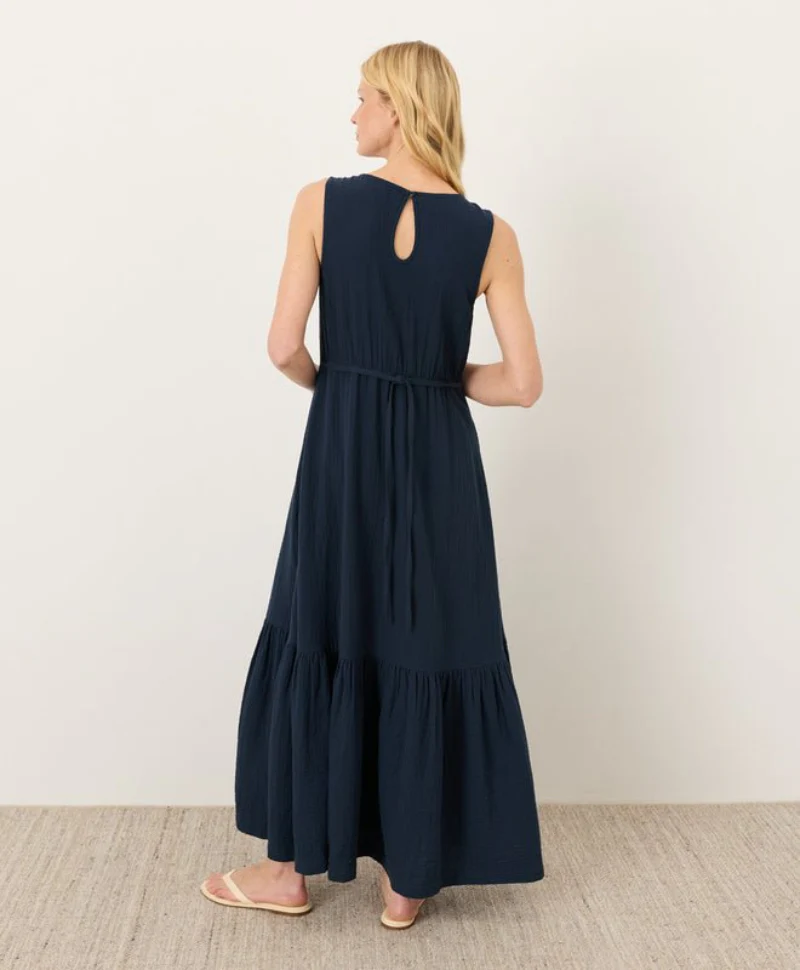 Organic Coastal Double Gauze Beach To Brunch Dress - Image 9