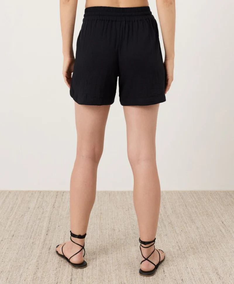 Organic Coastal Double Gauze Curved Hem Short - Image 17