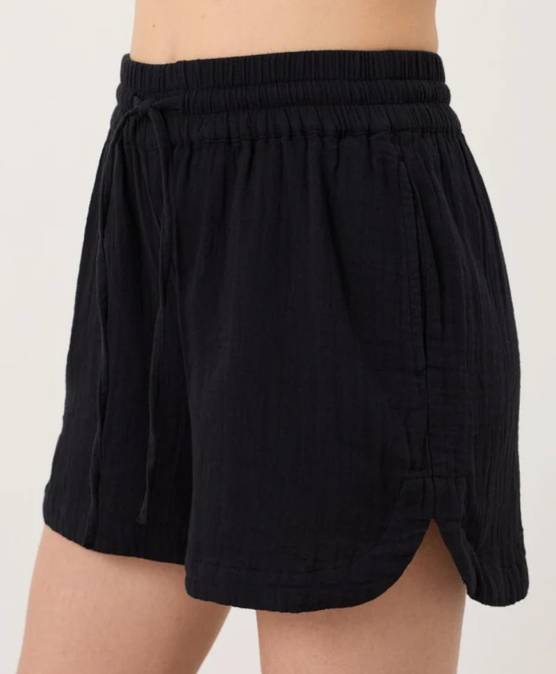 Organic Coastal Double Gauze Curved Hem Short - Image 18