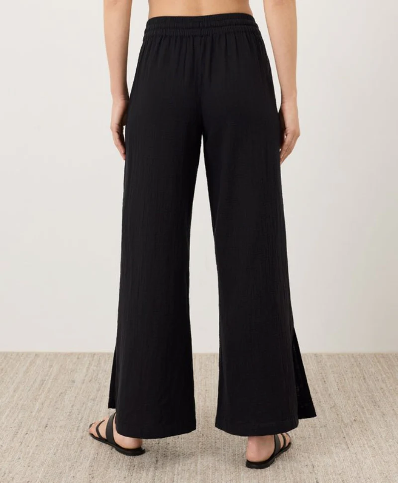 Organic Coastal Double Gauze Split Hem Pant - Image 20
