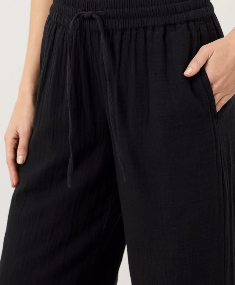 Organic Coastal Double Gauze Split Hem Pant - Image 21