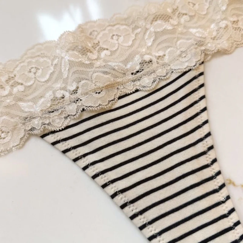 Organic Lace Waist Thong - Image 12