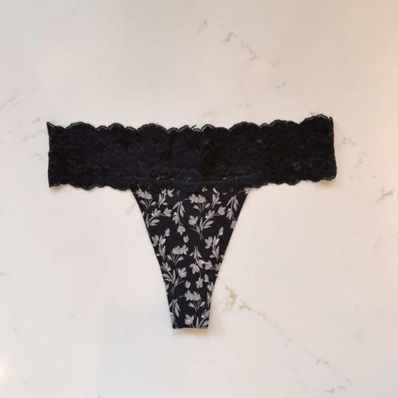Organic Lace Waist Thong - Image 15
