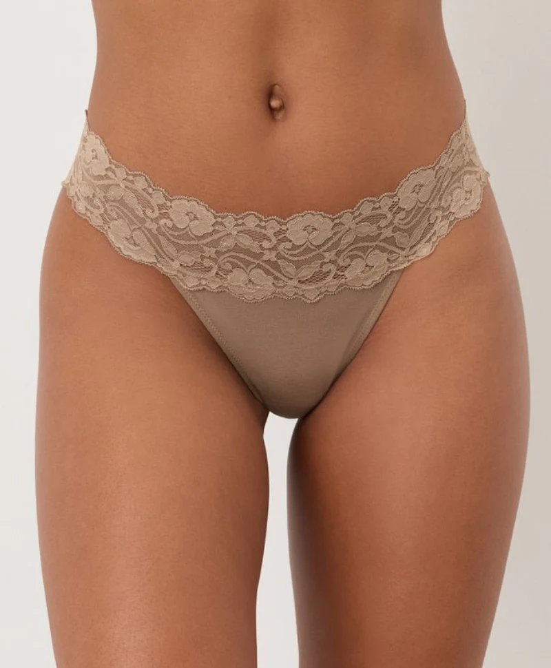 Organic Lace Waist Thong - Image 17